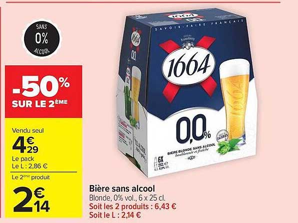 Bière sans alcool