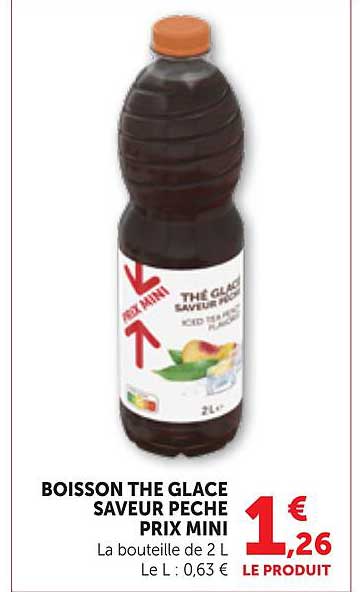 BOISSON THE GLACE SAVEUR PECHE PRIX MINI