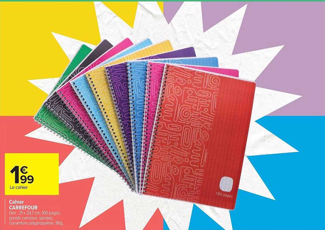 Cahier CARREFOUR