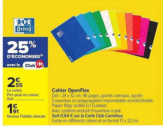 Cahier OpenFlex