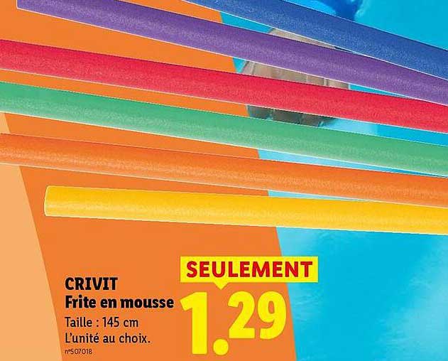 CRIVIT Frite en mousse