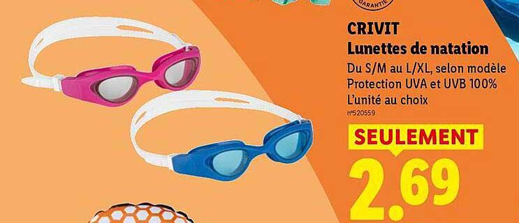 CRIVIT Lunettes de natation