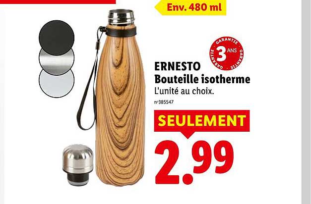ERNESTO Bouteille isotherme