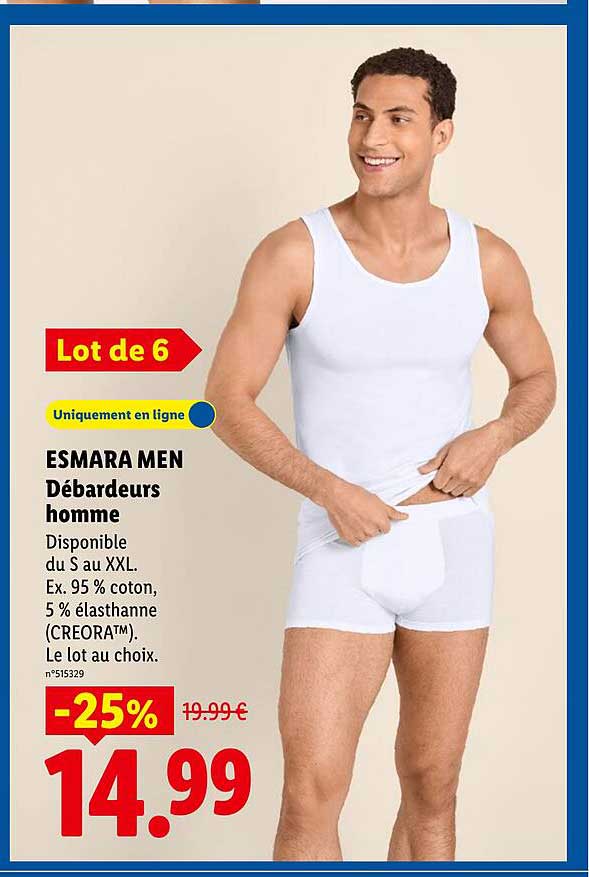 Esmara Men Débardeurs homme