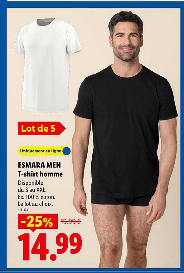 ESMARA MEN T-shirt homme