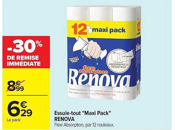 Essuie-tout "Maxi Pack" RENOVA