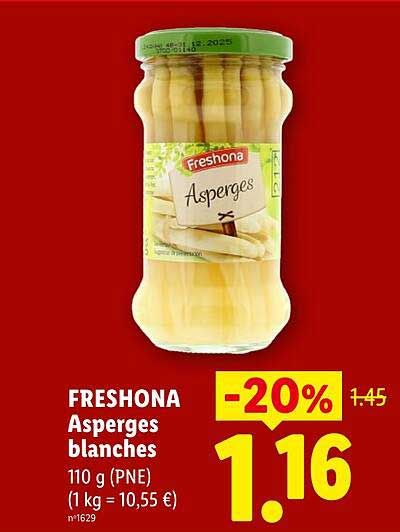 FRESHONA Asperges blanches