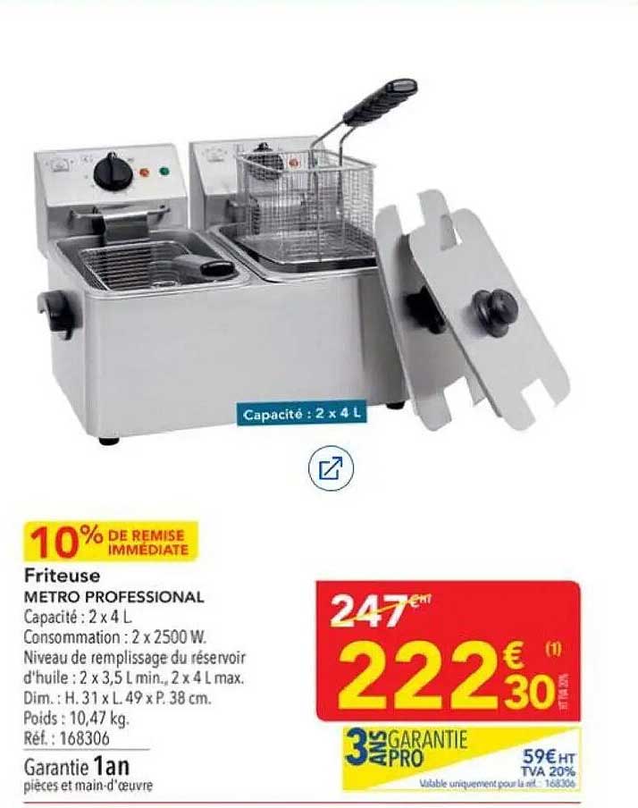 Friteuse METRO PROFESSIONAL