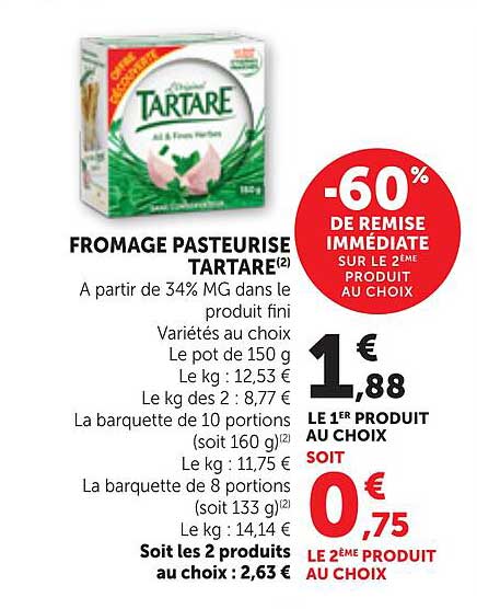 FROMAGE PASTEURISE TARTARE(2)