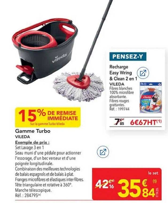 Gamme Turbo VILEDA