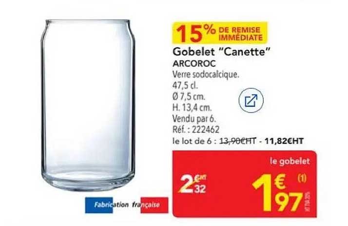 Gobelet "Canette" ARCOROC