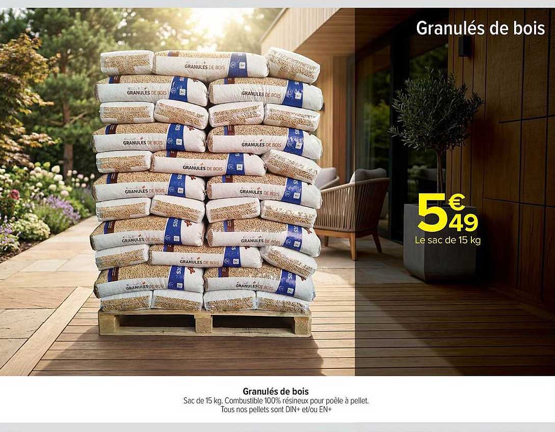 Granulés de bois