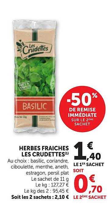 HERBES FRAICHES LES CRUDETTES(1)