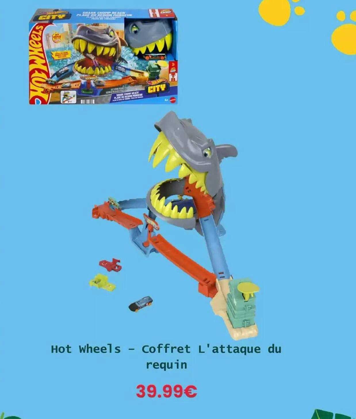 Hot wheels - Coffret L'attaque du requin