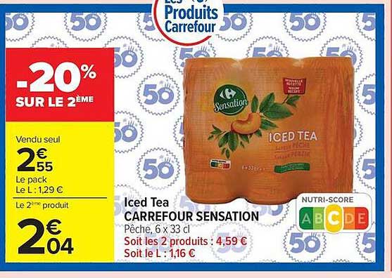 Iced Tea CARREFOUR SENSATION