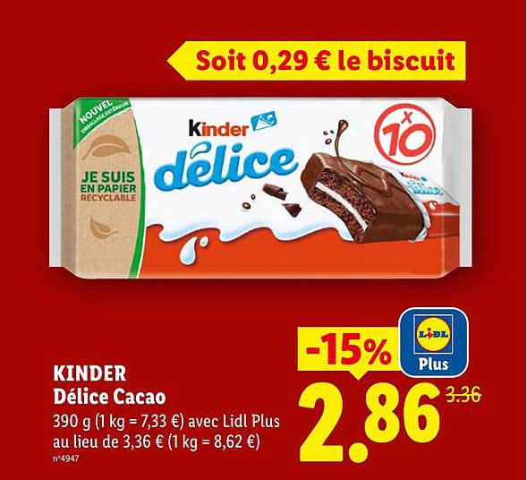 Kinder Délice Cacao