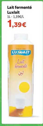 Lait fermenté Luxlait