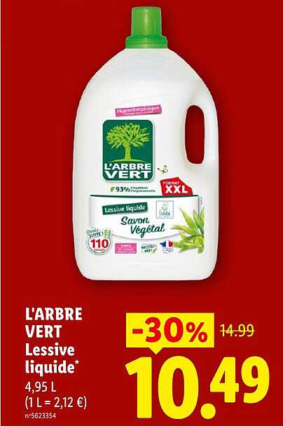 L'ARBRE VERT Lessive liquide*