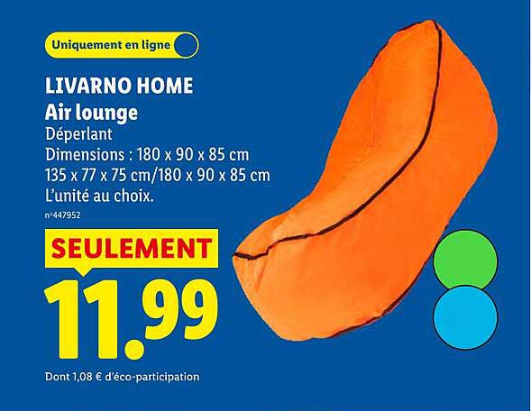 LIVARNO HOME Air lounge Déperlant
