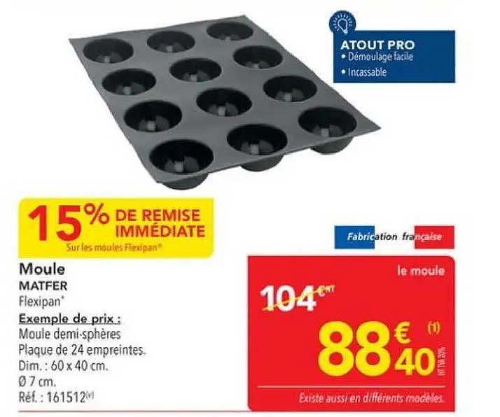 Moule MATFER Flexipan'
