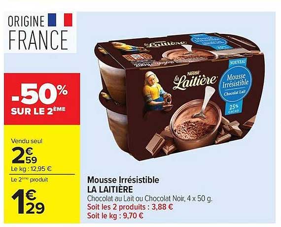 Mousse Irrésistible LA LAITIÈRE