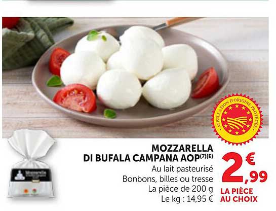 MOZZARELLA DI BUFALA CAMPANA AOP /(E)