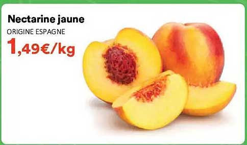 Nectarine jaune