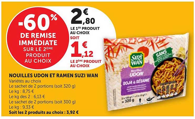 NOUILLES UDON ET RAMEN SUZI WAN