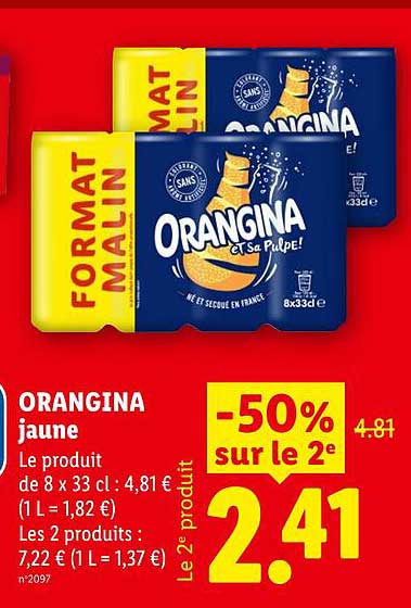 ORANGINA jaune