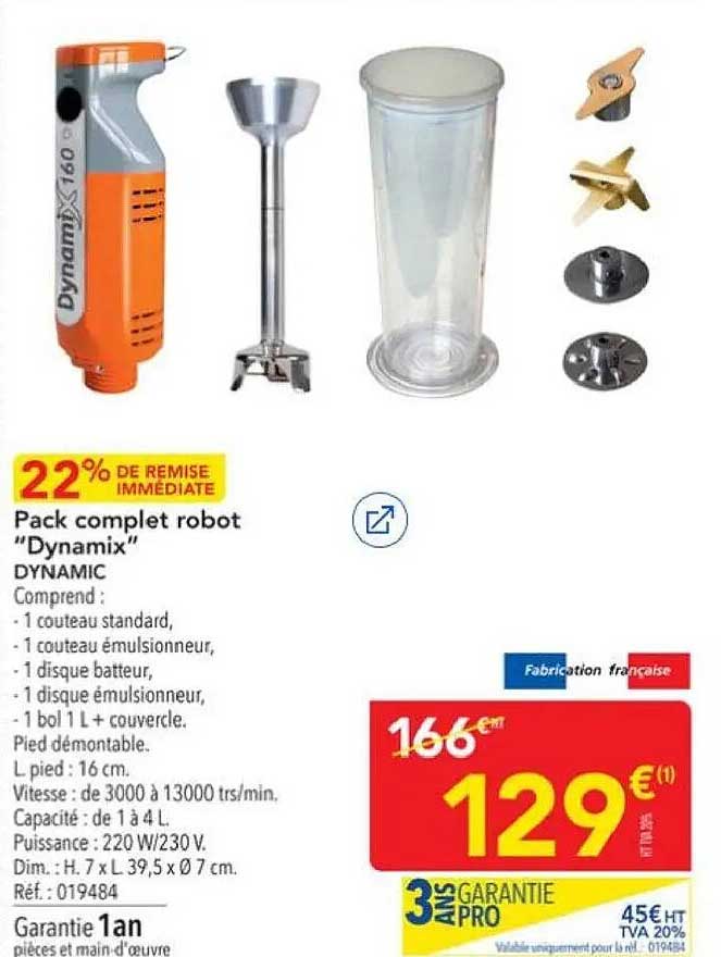Pack complet robot “Dynamix”