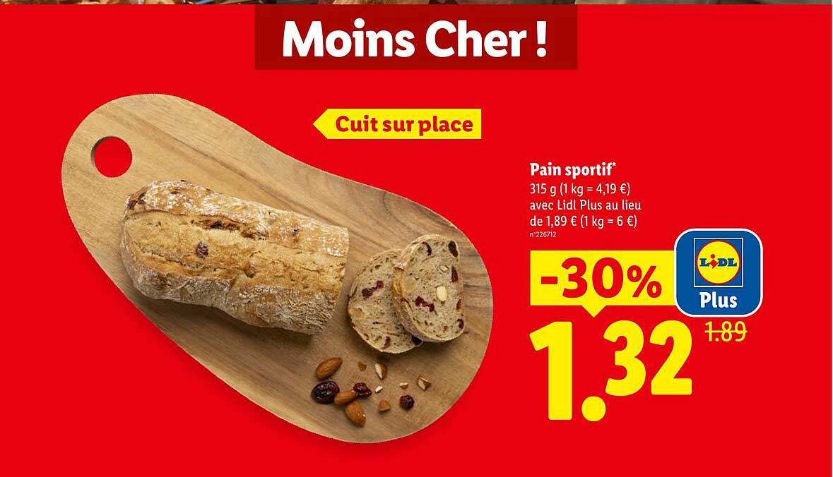 Pain sportif*