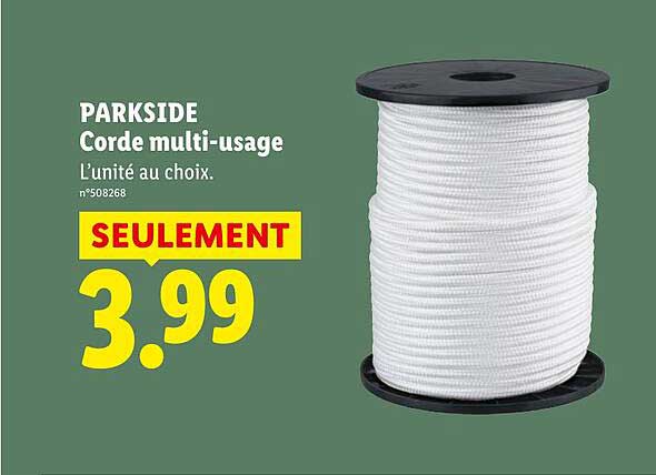 PARKSIDE Corde multi-usage L’unité au choix.