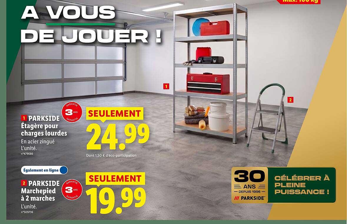 PARKSIDE Étagère pour charges lourdes