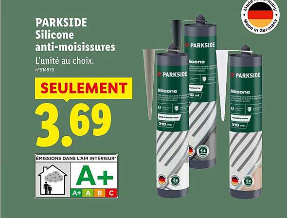PARKSIDE Silicone anti-moisissures L'unité au choix.