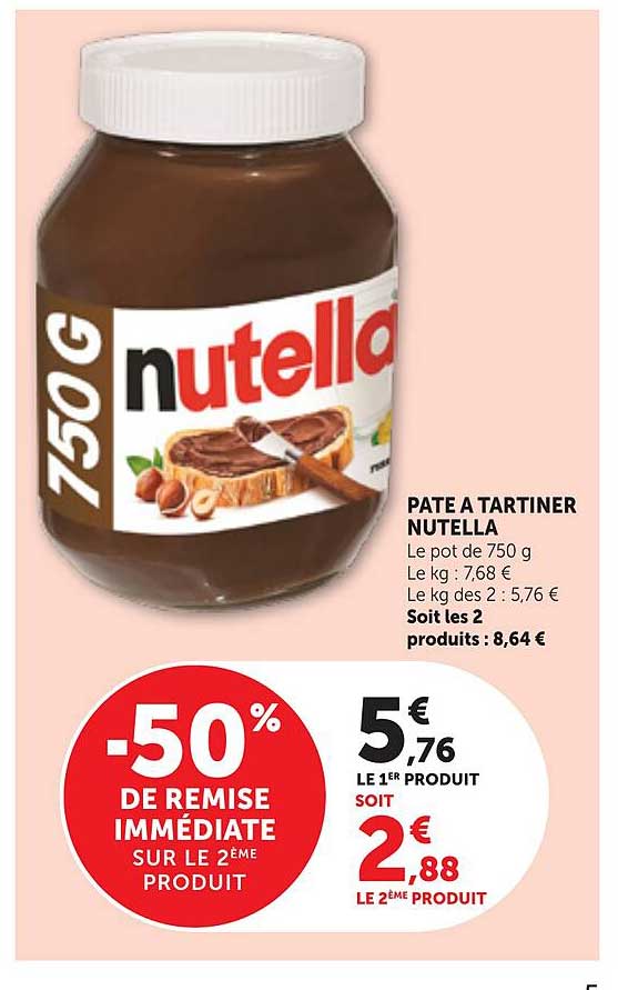 PATE A TARTINER NUTELLA