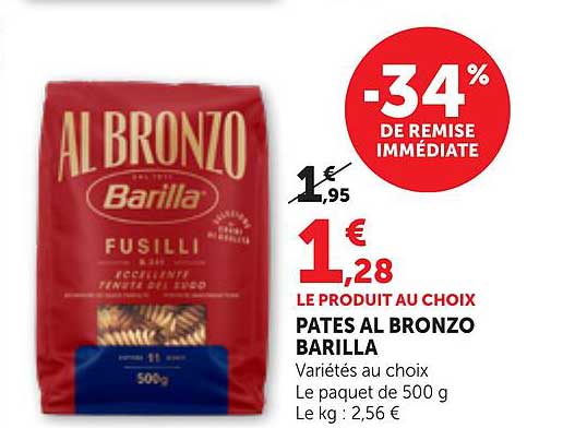 PATES AL BRONZO BARILLA