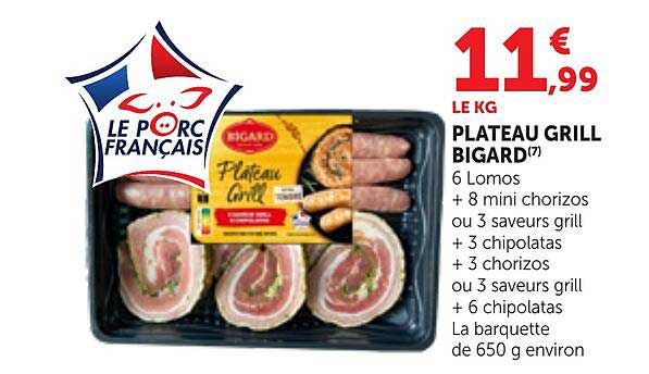 PLATEAU GRILL BIGARD