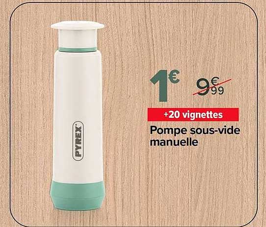 Pompe sous-vide manuelle
