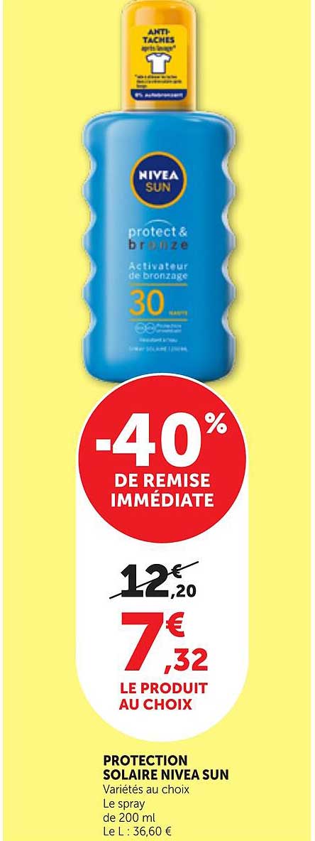 PROTECTION SOLAIRE NIVEA SUN
