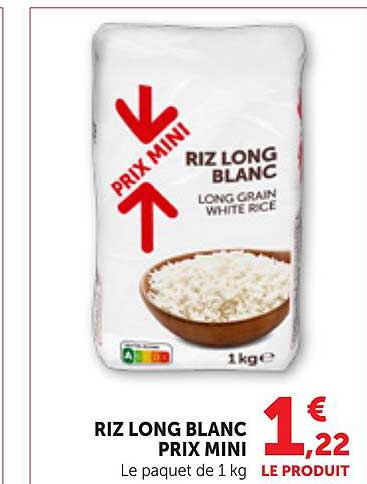 RIZ LONG BLANC PRIX MINI