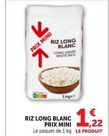 RIZ LONG BLANC PRIX MINI