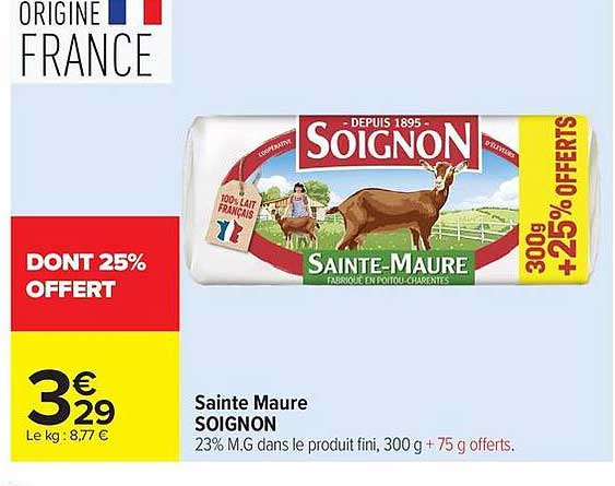 Sainte Maure SOIGNON