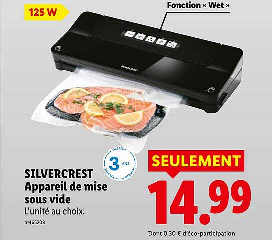 SILVERCREST Appareil de mise sous vide