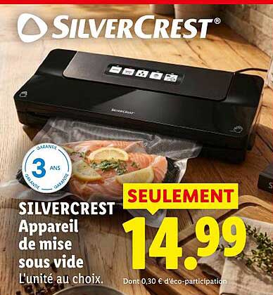 SILVERCREST Appareil de mise sous vide