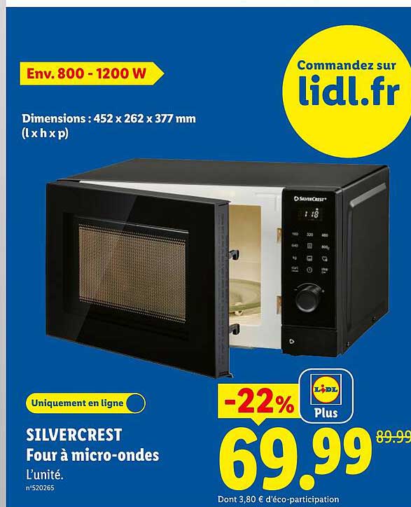 SILVERCREST Four à micro-ondes
