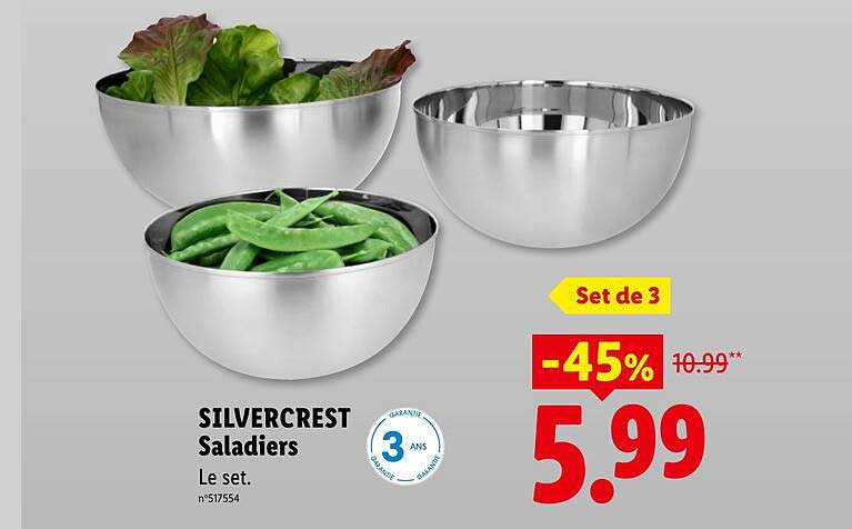 SILVERCREST SaladierS Le set.