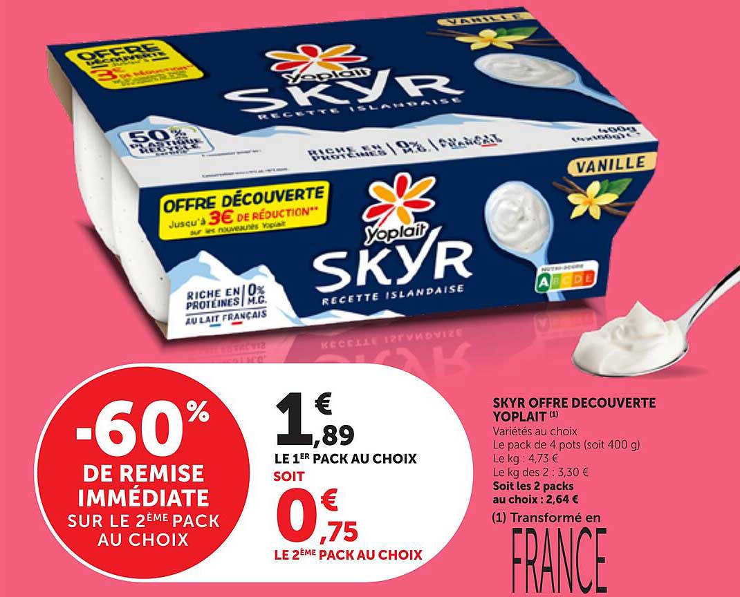 SKYR OFFRE DECOUVERTE YOPLAIT