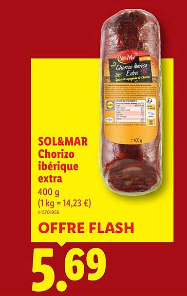 SOL&MAR Chorizo ibérique extra