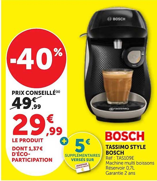 TASSIMO STYLE BOSCH