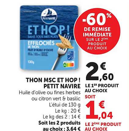THON MSC ET HOP ! PETIT NAVIRE